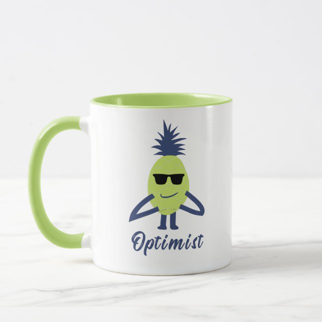 Funny pineapple art mug (Left)