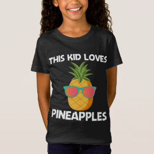 Funny Pineapple For Kids Boys Summer Sunglasses Sw T-Shirt