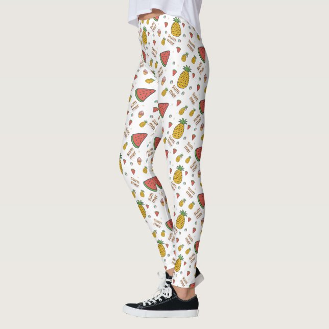 funny pineapple leggings (Left)