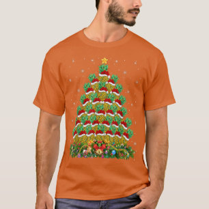 Funny Pineapple Lover Xmas Lights Pineapple Christ T-Shirt