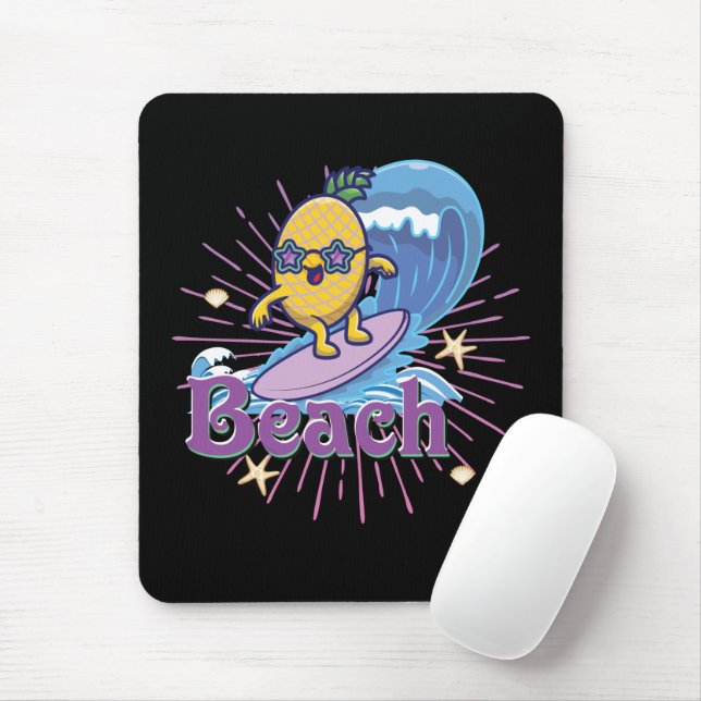 funny pineapple mouse mat (With Mouse)
