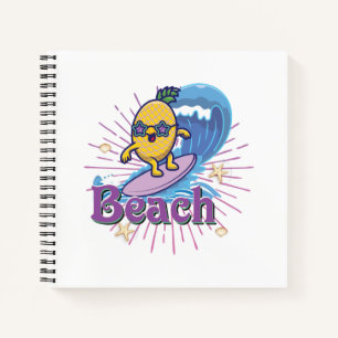 funny pineapple notebook