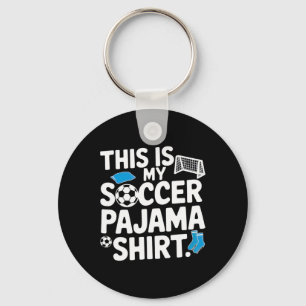 Funny Pineapple Soccer Cartoon Fruit Sports Footll Key Ring