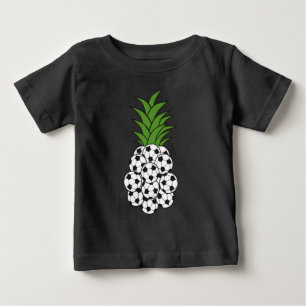 Funny Pineapple Soccer/Football Baby T-Shirt
