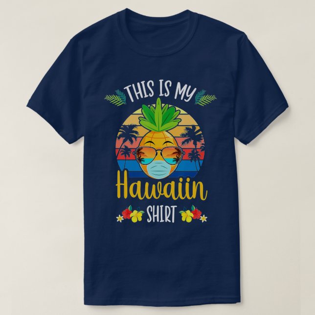 Funny Pineapple Summer Vacation Beach This Is My H T-Shirt (Design Front)