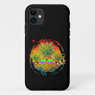 Funny Pineapple Summer Vibes iPhone 11 Case