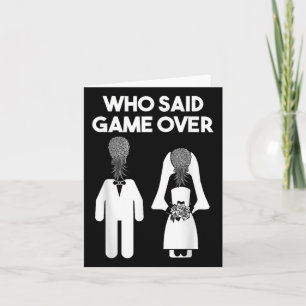 Funny Pineapple Swinger Gift Wedding Bride Groom M Card