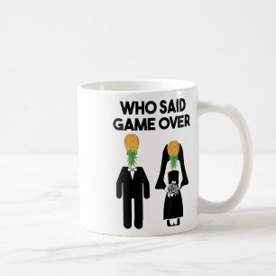 Funny Pineapple Swinger Gift Wedding Bride Groom M Coffee Mug