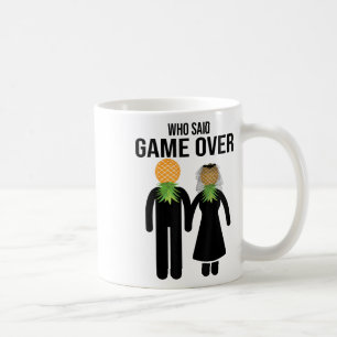 Funny Pineapple Swinger Gift Wedding Bride Groom M Coffee Mug
