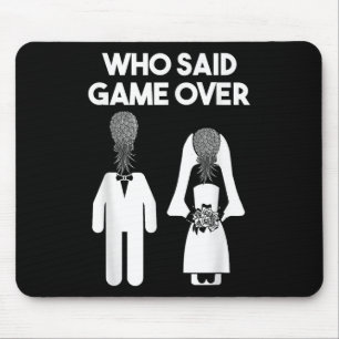 Funny Pineapple Swinger Gift Wedding Bride Groom M Mouse Mat