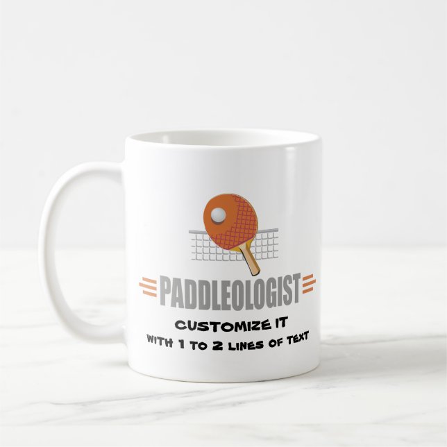 Funny Ping Pong Coffee Mug (Left)
