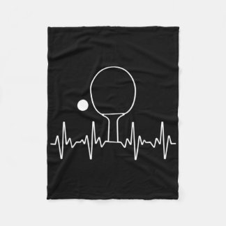 Funny Ping Pong Gift For Men Women Table Tennis He Fleece Blanket