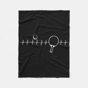 Funny Ping Pong Gift For Men Women Table Tennis He Fleece Blanket