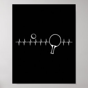 Funny Ping Pong Gift For Men Women Table Tennis He Poster