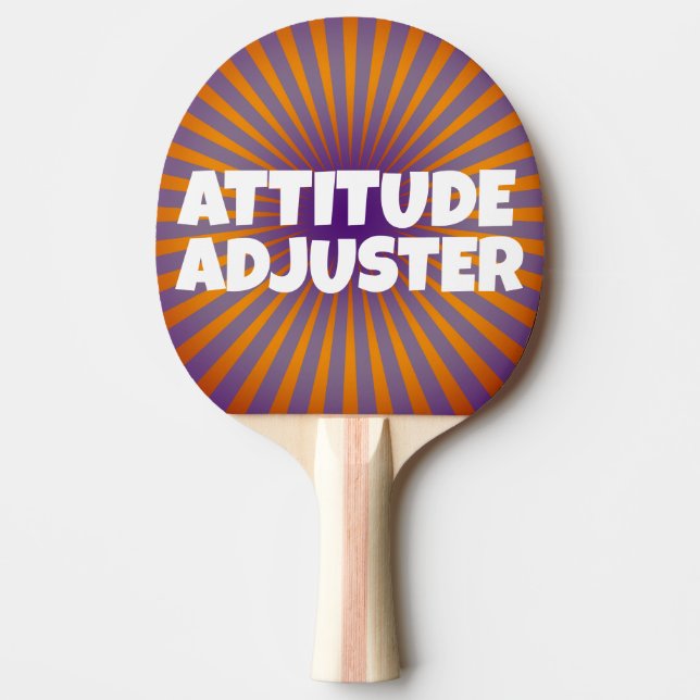 FUNNY PING PONG PADDLE ATTITUDE ADJUSTER (Front)