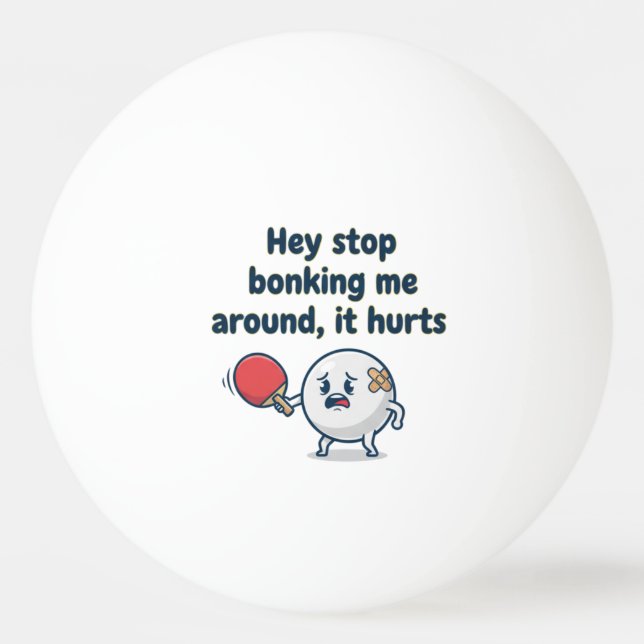 Funny ping pong / table tennis ball - Gift (Front)