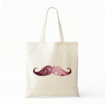 Funny Pink Bling Moustache
