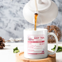 Funny Pink Hot Tea Prescription Tea Coffee Mug