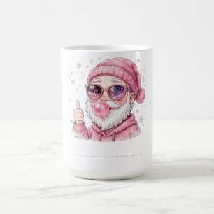 funny Pink Santa Thumbs Up Sweatshirt Coffee Mug