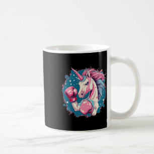 Funny Pink Unicorn With Boxing Gloves 1 Coffee Mug