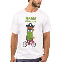 Funny Pirate Cactus Biking Team | Customisable