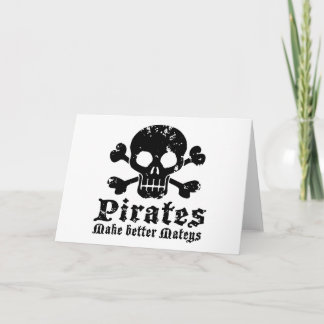Funny Pirate Card
