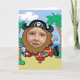 Funny Pirate Cut Out Face Template