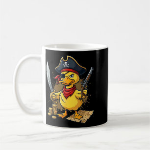 Funny Pirate Duck Halloween Costume Men Women Boys Coffee Mug