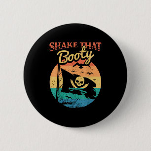 Funny Pirate Freebooter Buccaneer Caribbean Advent 6 Cm Round Badge