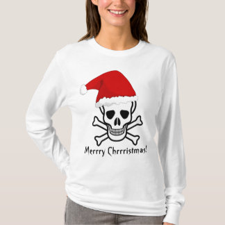Funny Pirate Merry Christmas Greeting Arrrgh Matey T-Shirt