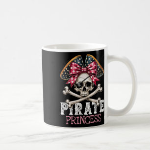 Funny Pirate Princess Coquette Bow Halloween Costu Coffee Mug
