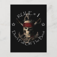 Funny Pirate Saying Do Not Fall Off The Boat Pirat