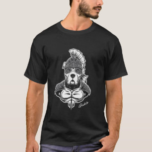 Funny Pit Bull Spartan Warrior - Vintage Pit Bull T-Shirt