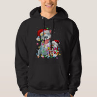 Funny Pitbull Dog Christmas Snowman Xmas Lights Pa