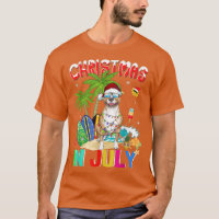 Funny Pitbull Dog in Santa Hat Sunglasses Christma