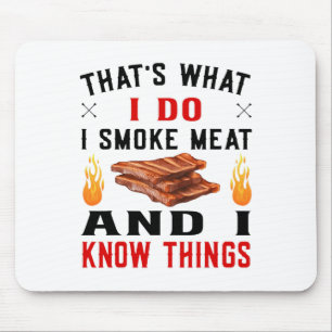 Funny Pitmaster Byrbecue Ribs - I Smoke Meat Bbq G Mouse Mat