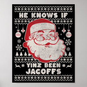 Funny Pittsburgh Christmas Poster