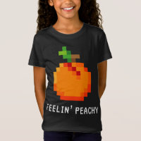 Funny Pixel Peach - Retro 8 - Bit Arcade Gamer Fee