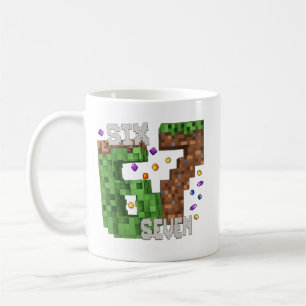 Funny Pixel Six Seven 67 Gamer Birthday for Men Bo Coffee Mug