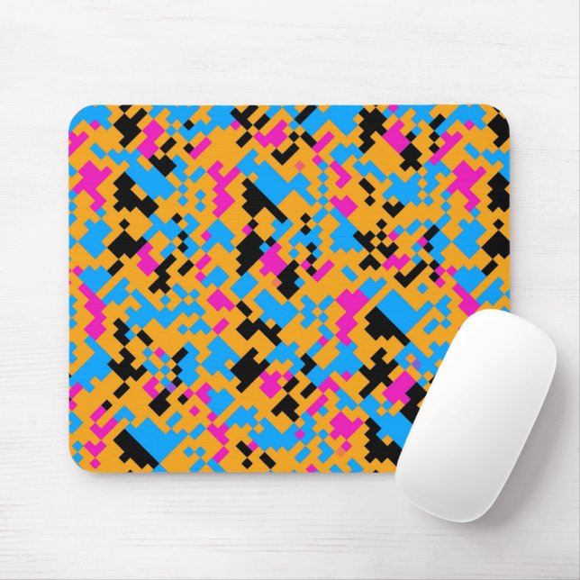 Funny Pixels Mouse Mat (With Mouse)