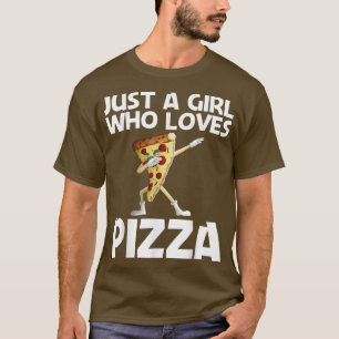 Funny Pizza Art For Girls Mom Pizza Slice Italian T-Shirt