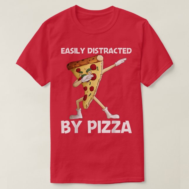 Funny Pizza Art For Men Women Pizza Slice Italian  T-Shirt (Design Front)