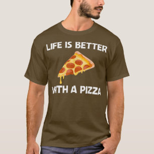 Funny Pizza Designs For Men Women Food Pun Pie Foo T-Shirt