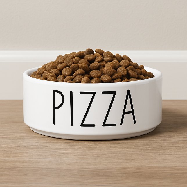 Funny Pizza Dog Bowl (Funny Pizza Dog Bowl)