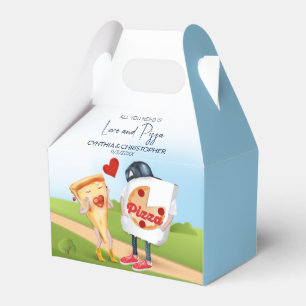 Funny Pizza Love Favour Box