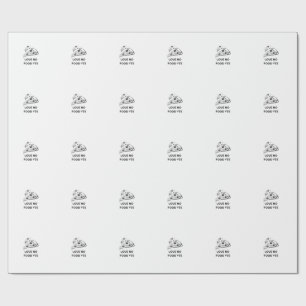 Funny Pizza Lover Wrapping Paper