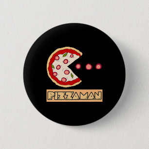 Funny Pizza Pun  6 Cm Round Badge