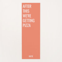 Funny Pizza Quote Orange