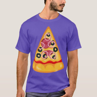 Funny Pizza Slice For His And Her Matching Couples T-Shirt