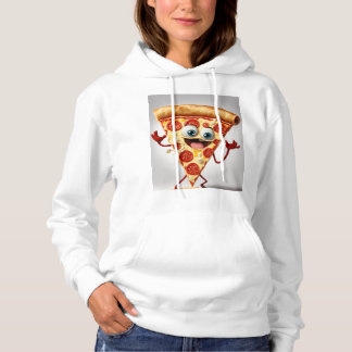 Funny Pizza Slice T-Shirt - Cute Anthropomorphic Hoodie
